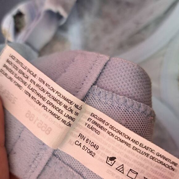 Wacoal Women's Plus Size Retro Chic Full Figure Underwire Bra Powder Blue 40DDD - Picture 4 of 4